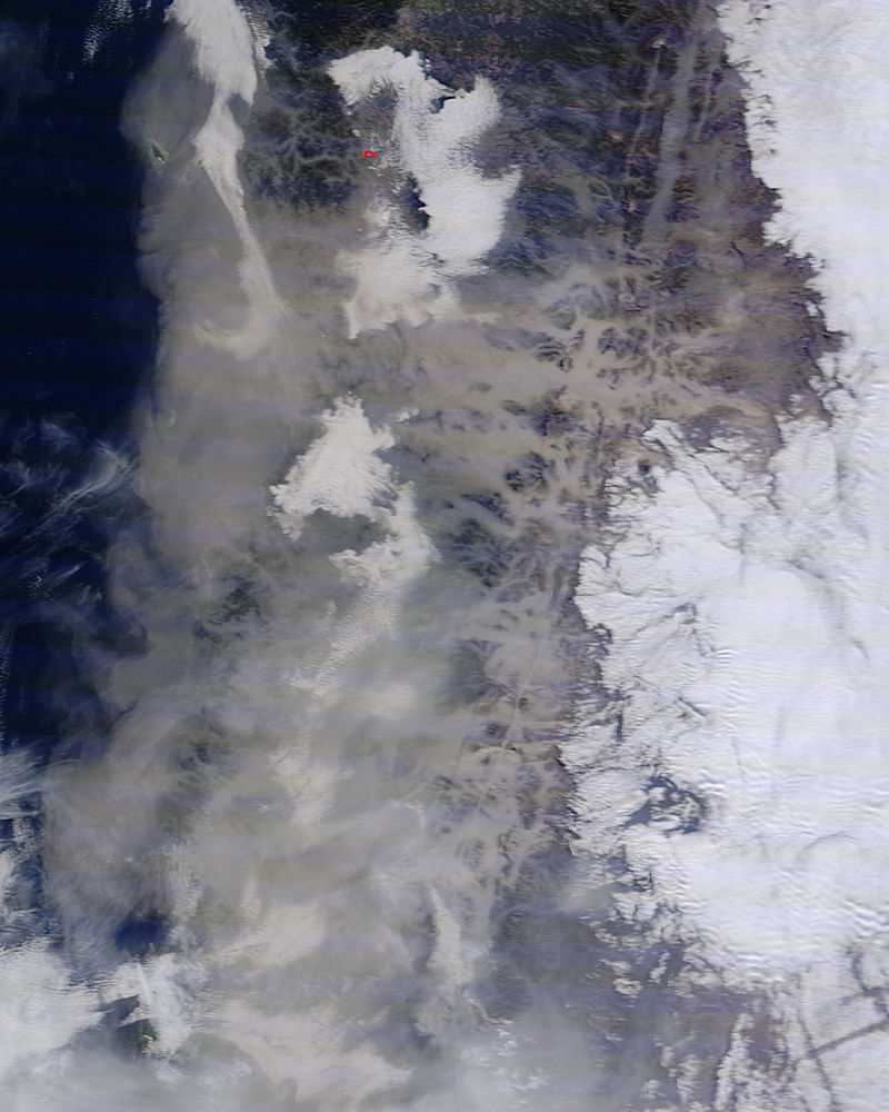 Ash from Calbuco volcano, Chile - related image preview