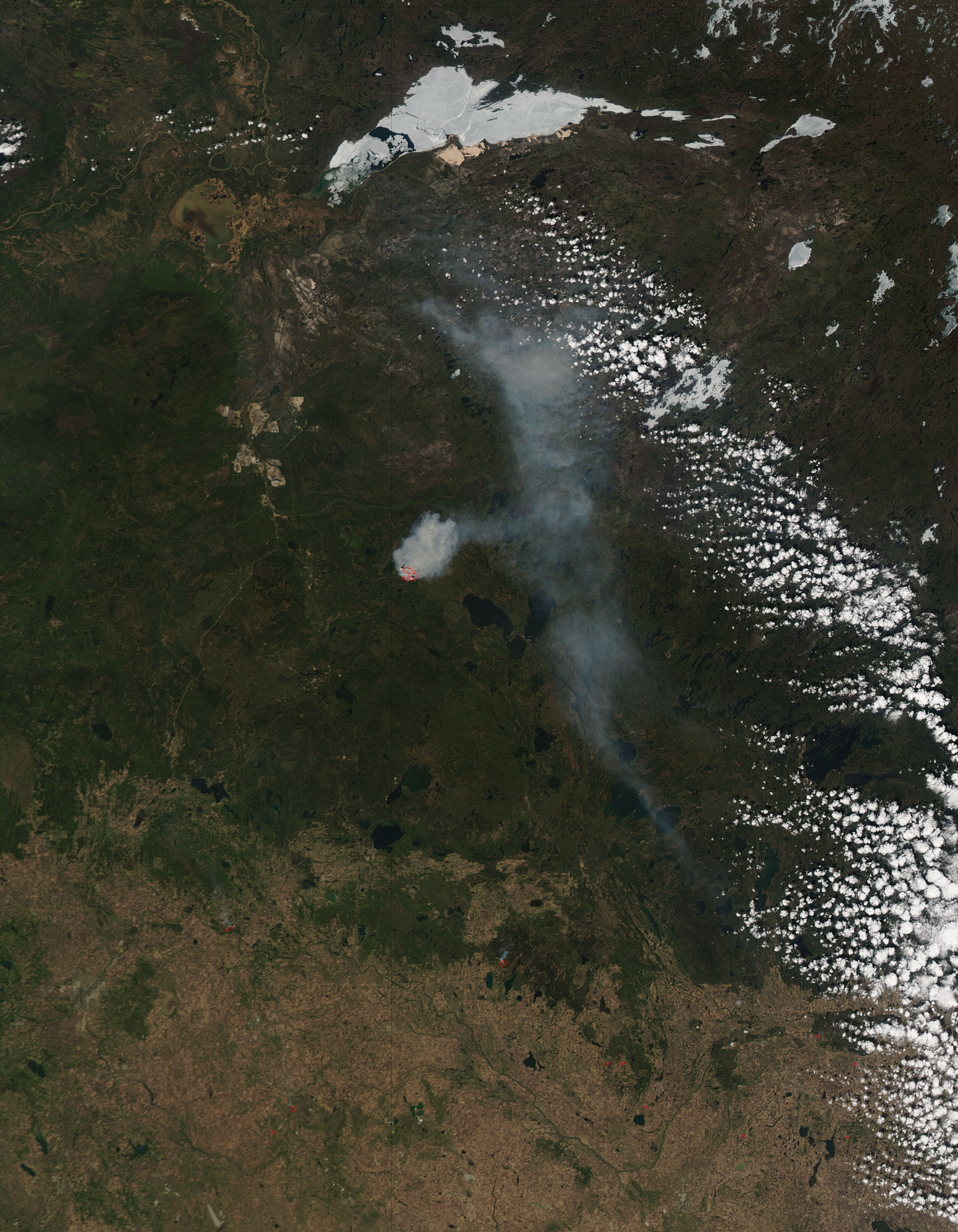 Fires in northern Canada - related image preview