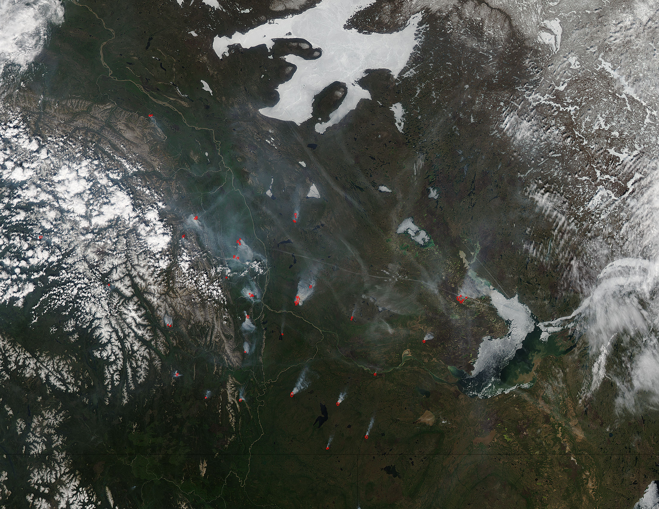 Fires in northern Canada - related image preview