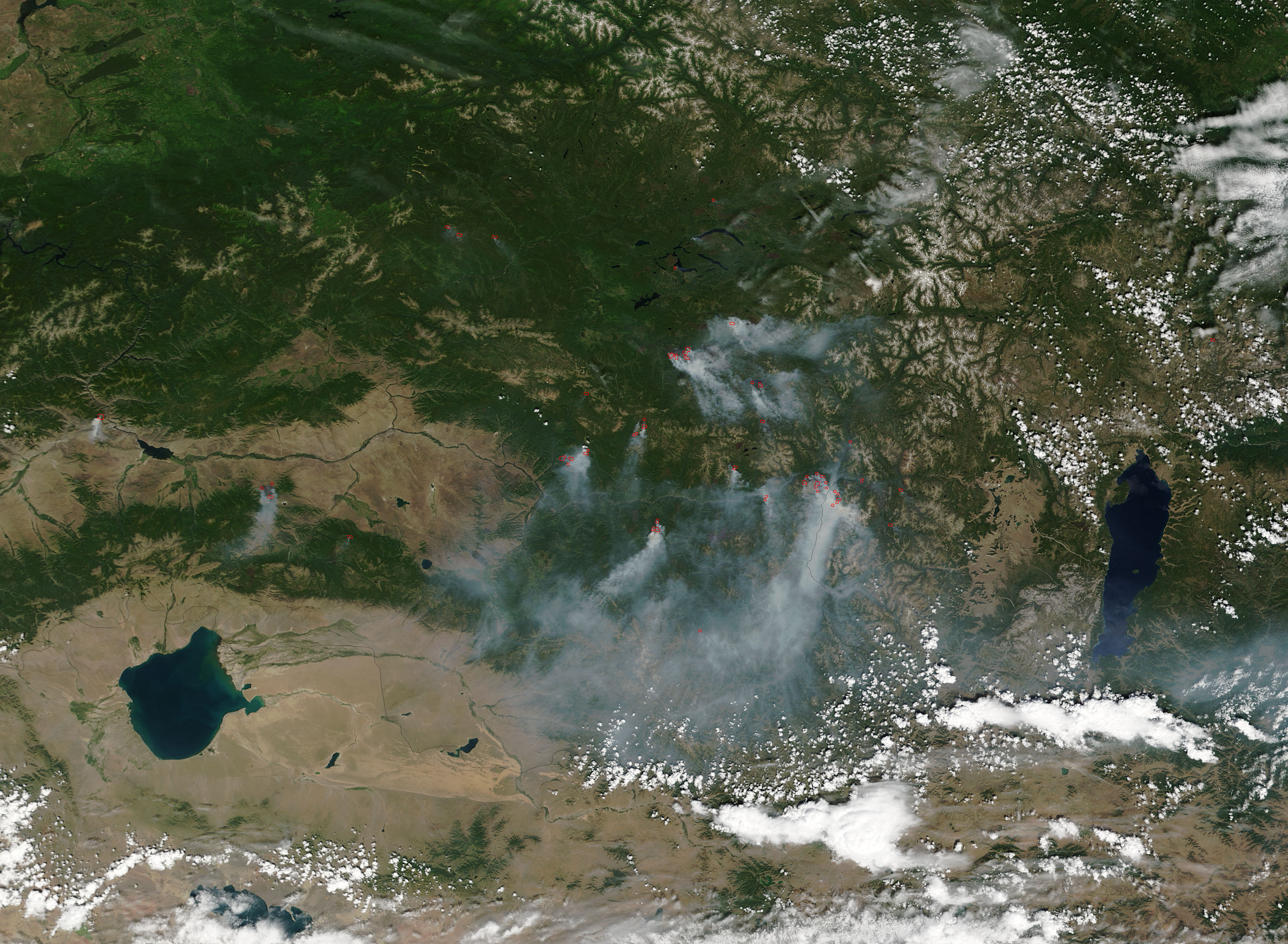 Fires in central Asia - related image preview