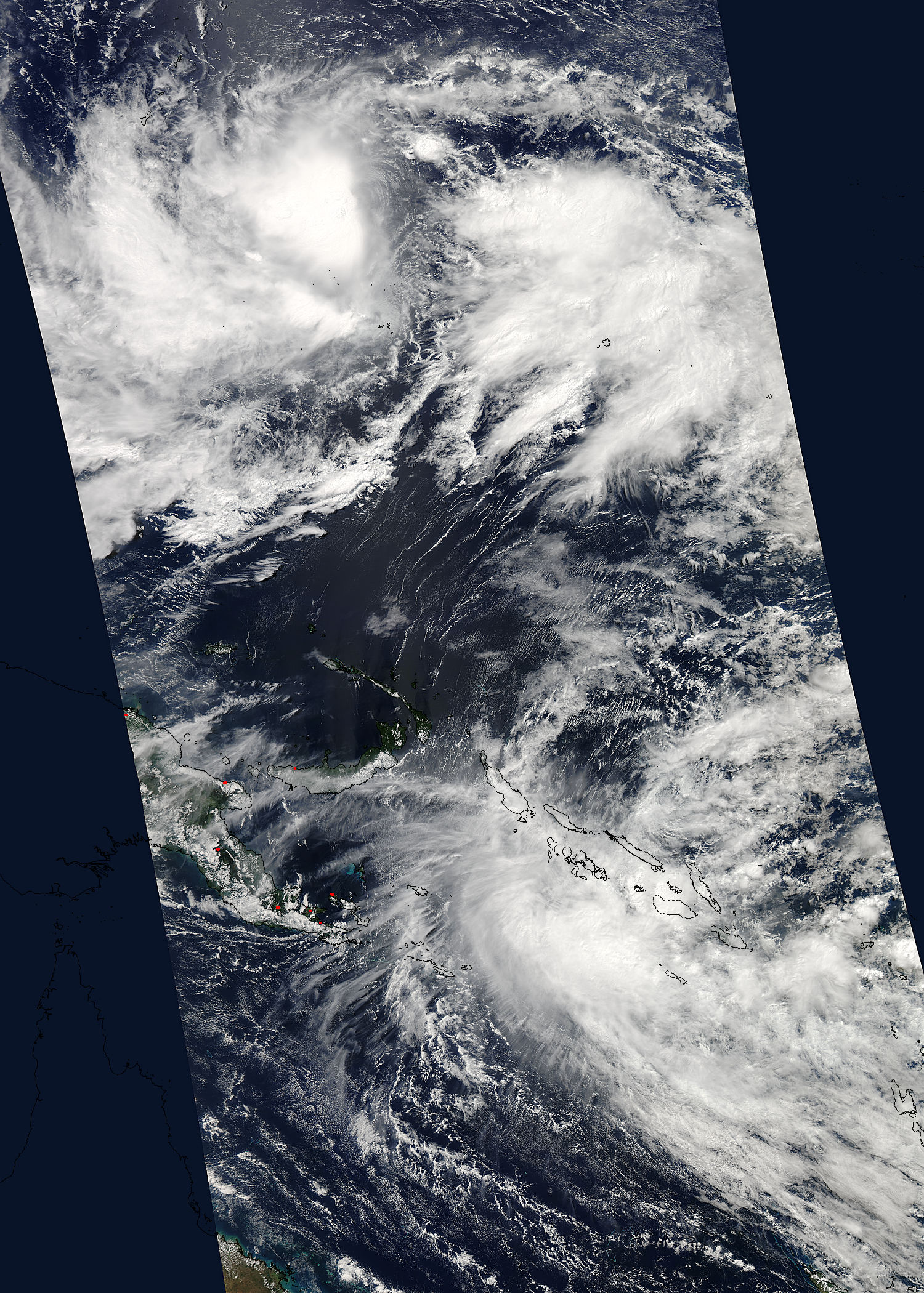 Tropical Cyclone Raquel (25P) Tropical Storm Chan-hom (09W) in the Pacific Ocean - related image preview