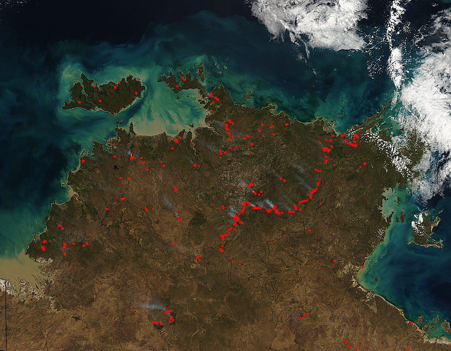 Line of fires across Arnhem Land, Australia - related image preview