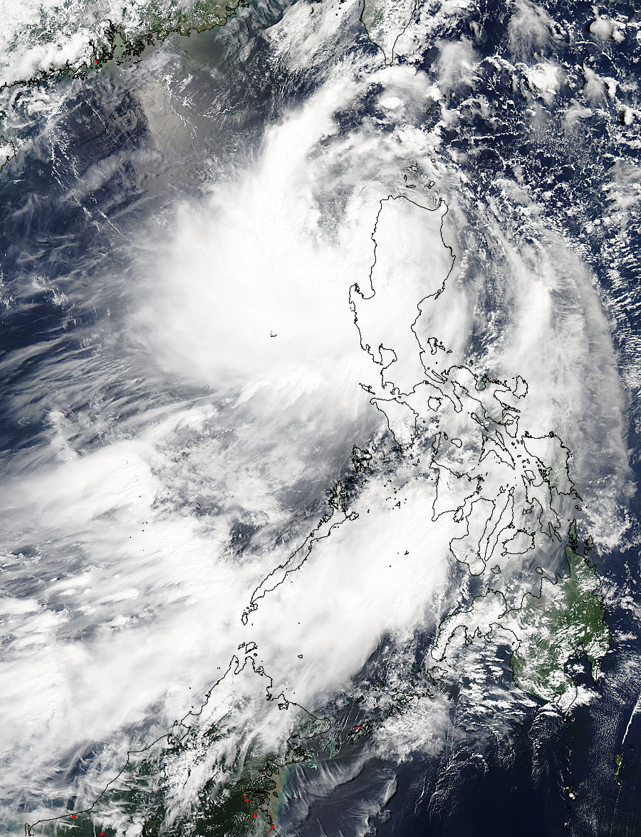Tropical Storm Linfa (10W) over the Philippines - related image preview