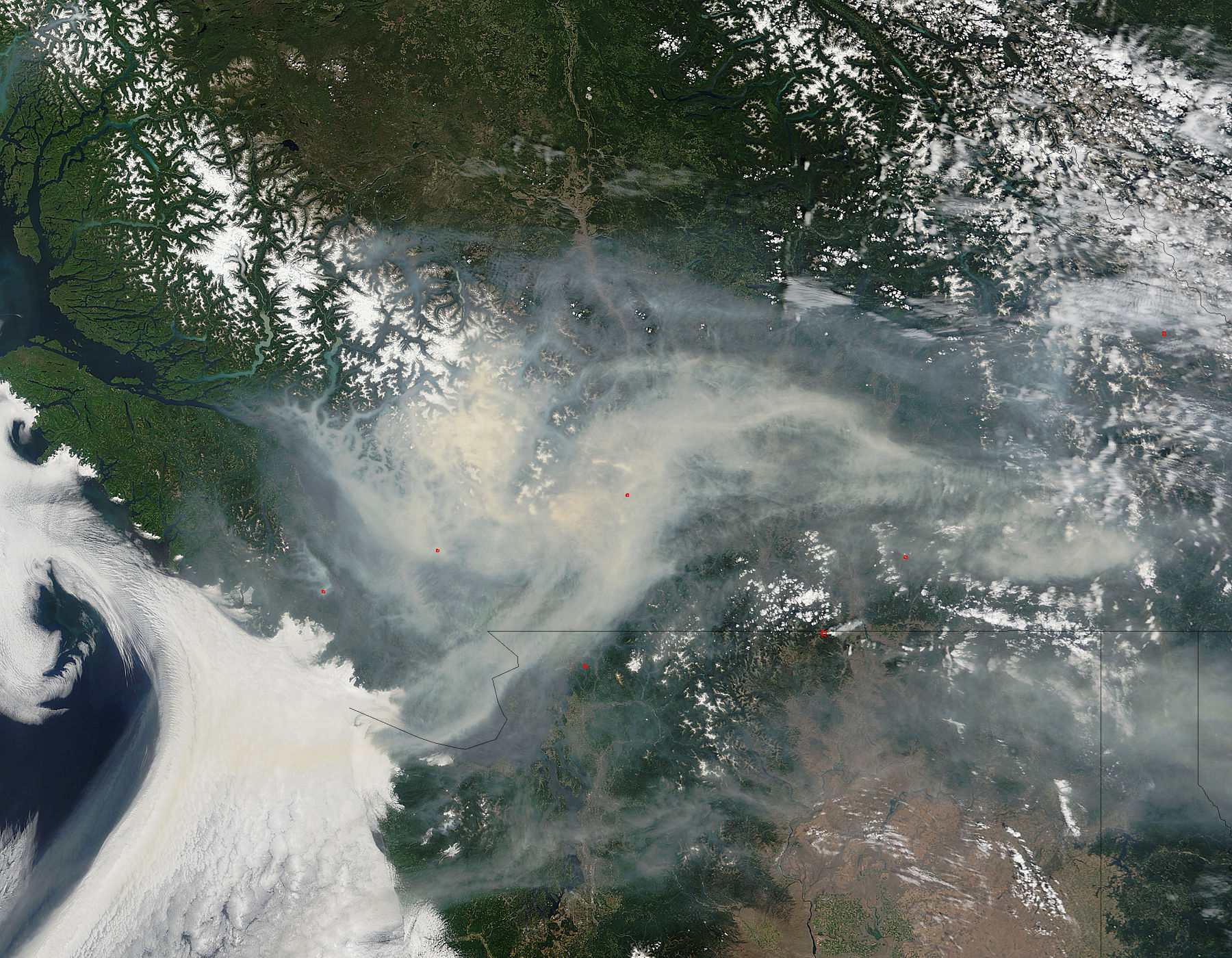 Smoke from British Columbia fires - related image preview