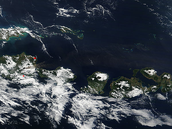 Plume from Raung volcano, Java Island - related image preview