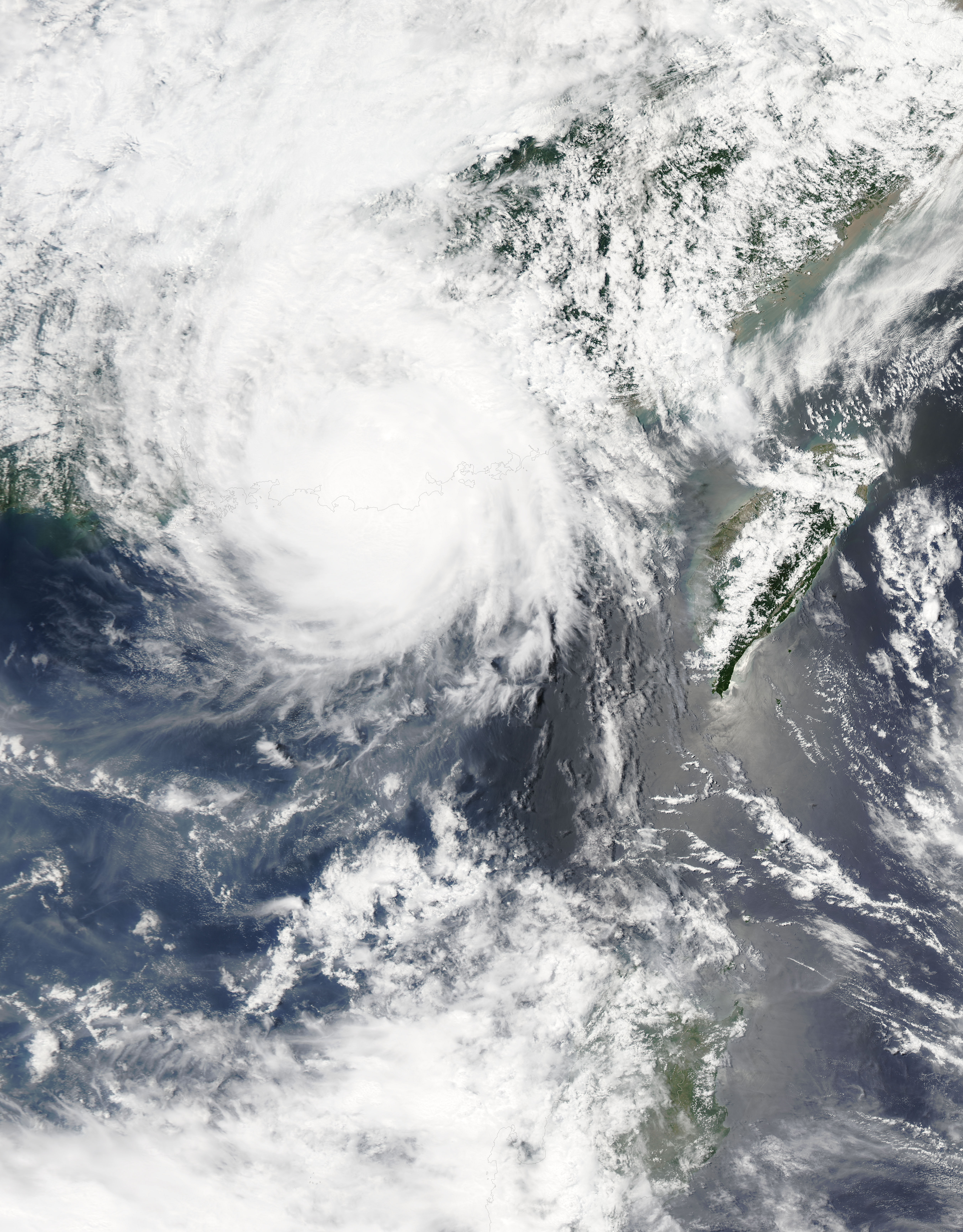 Tropical Storm Linfa (10W) over China - related image preview