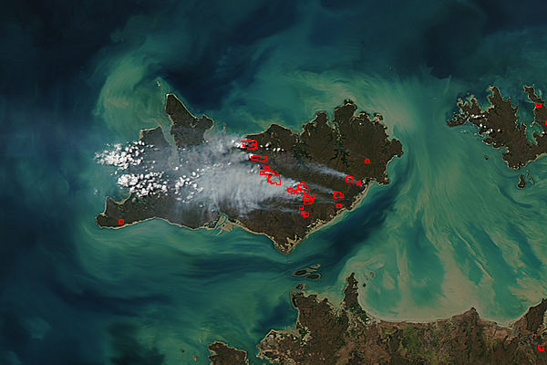 Fires on Melville Island, Australia - related image preview