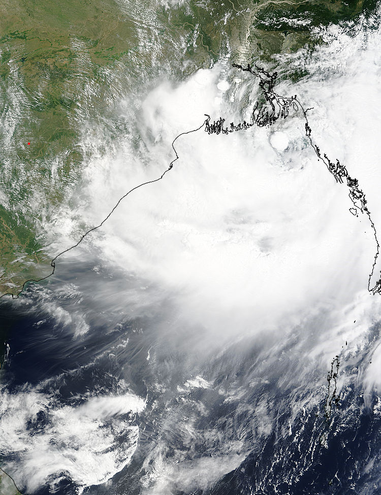 Tropical Cyclone Two (02B) in the Bay of Bengal - related image preview