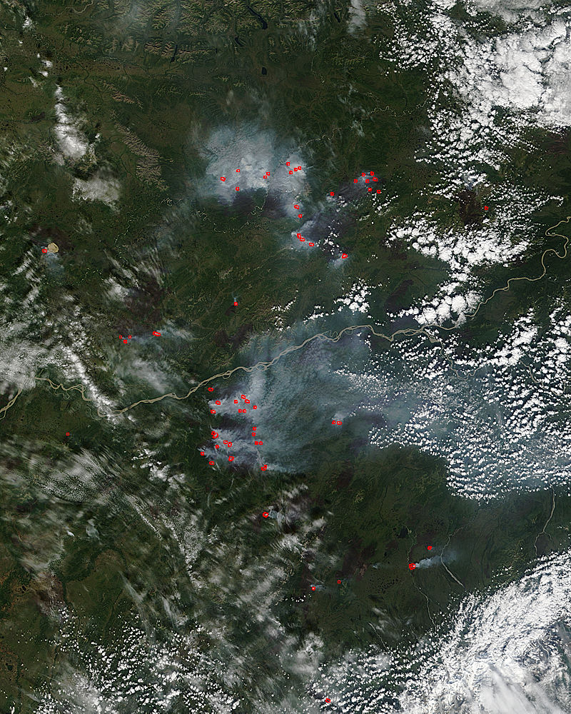 Fires in central Alaska - related image preview