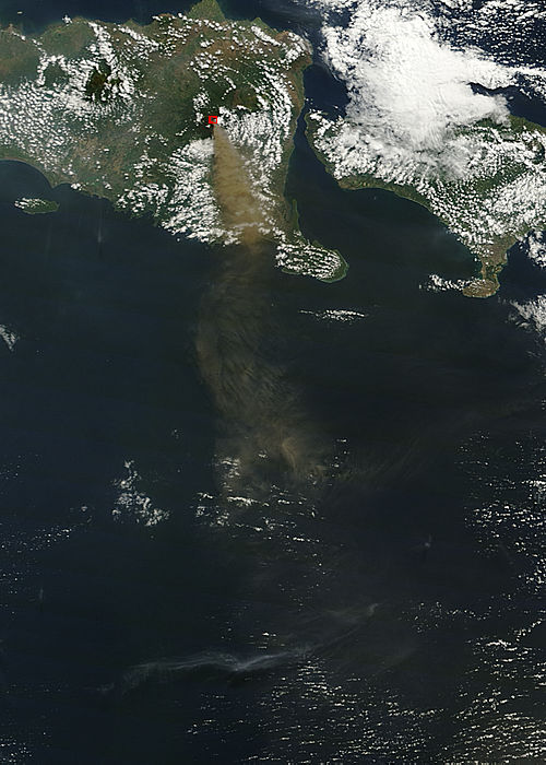 Plume from Raung volcano, Java Island - related image preview