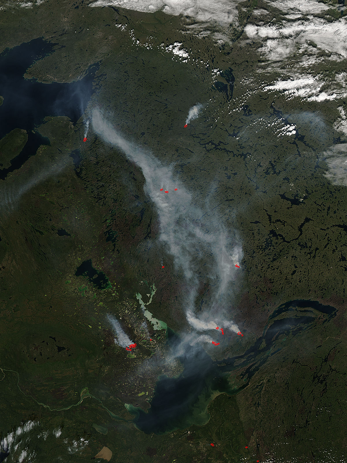 Fires in northern Canada - related image preview