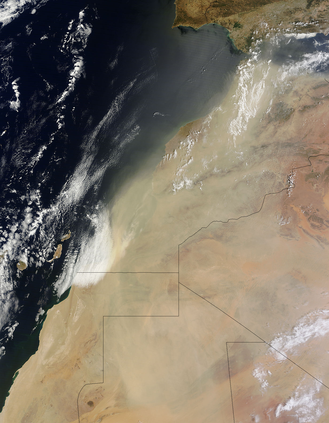 Dust storm over Morocco - related image preview