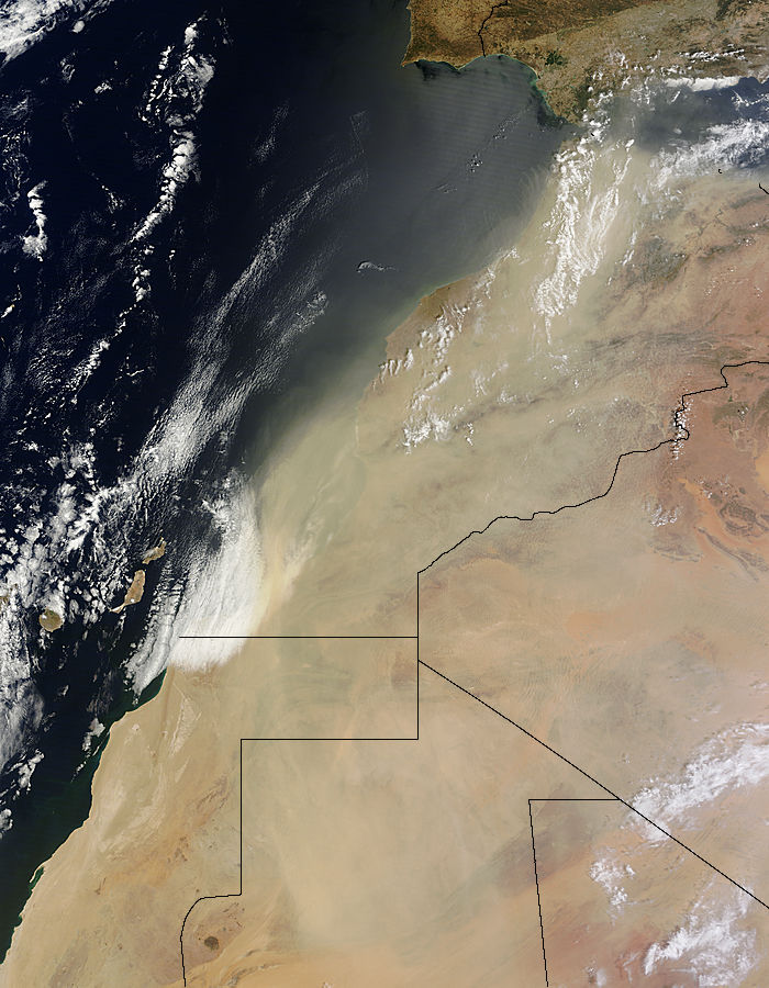 Dust storm over Morocco - related image preview