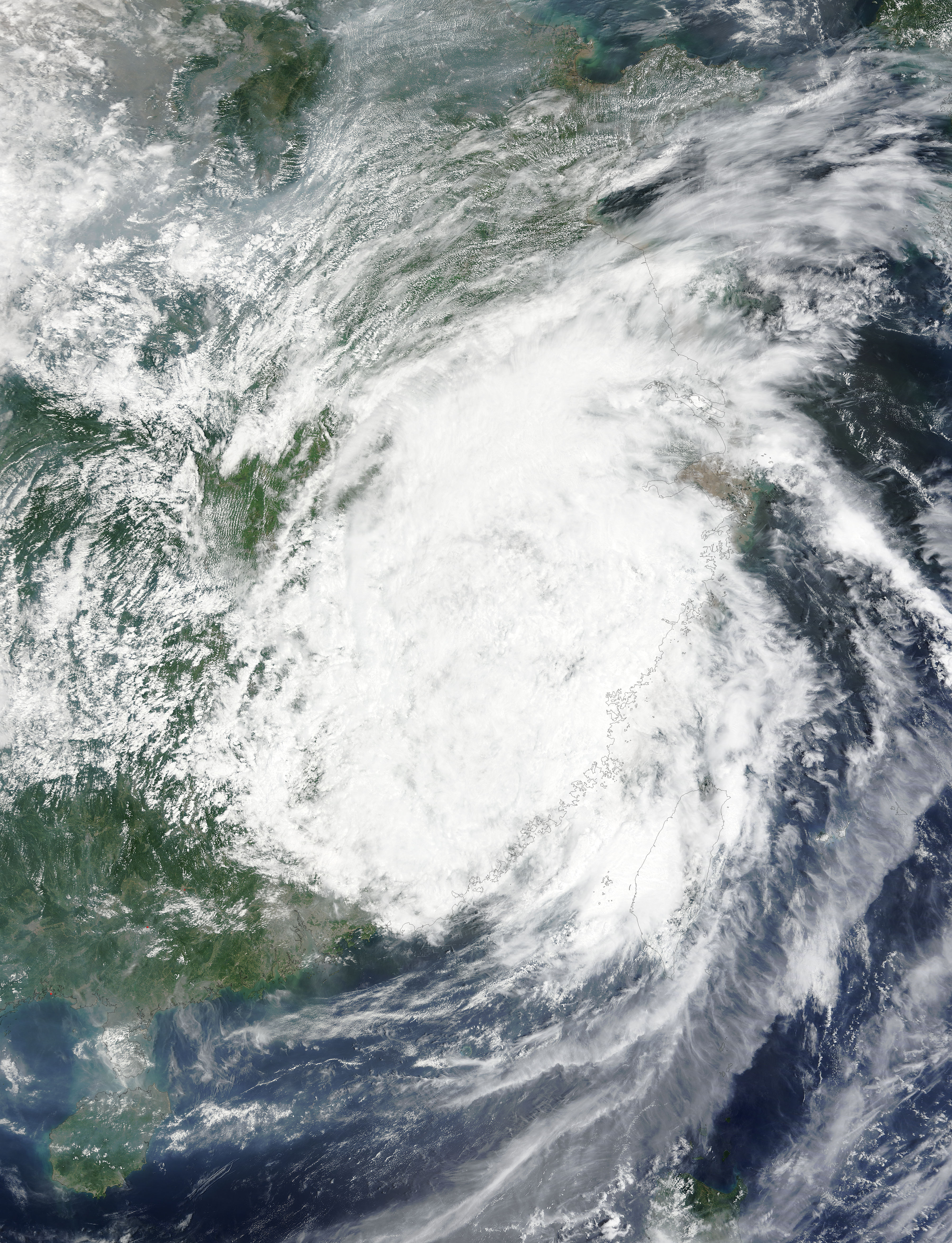 Remnants of Typhoon Soudelor (13W) over China - related image preview
