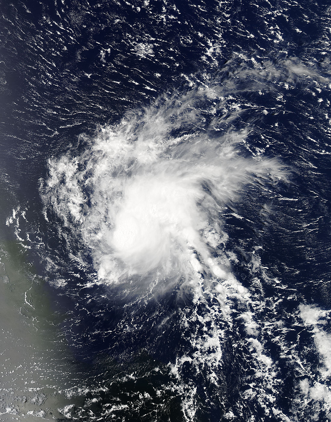 Hurricane Danny (04L) in the Atlantic Ocean