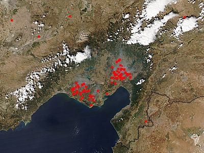 Fires in south central Turkey - related image preview