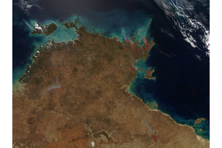 Fires in northern Australia