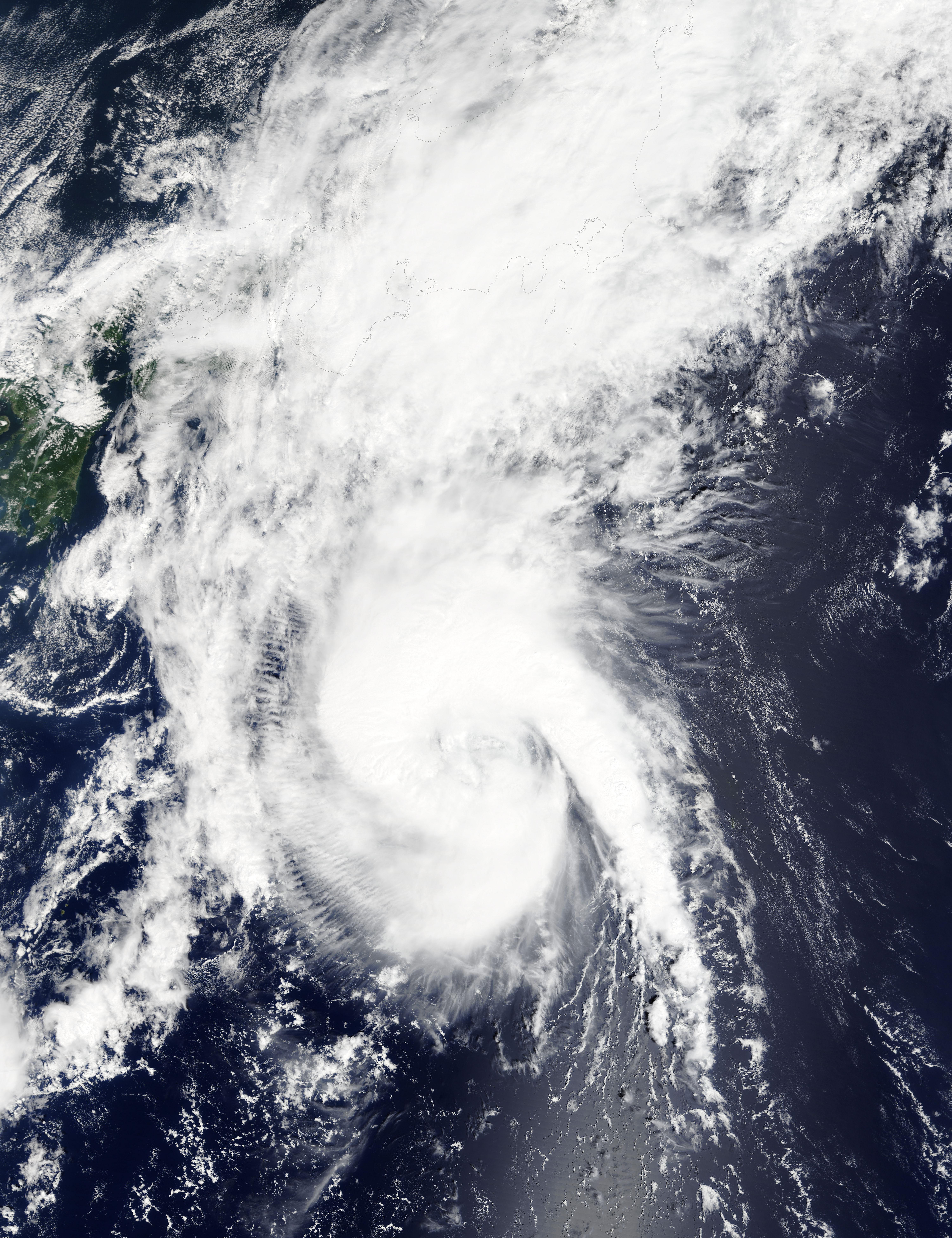 Tropical Storm Etau (18W) approaching Japan - related image preview