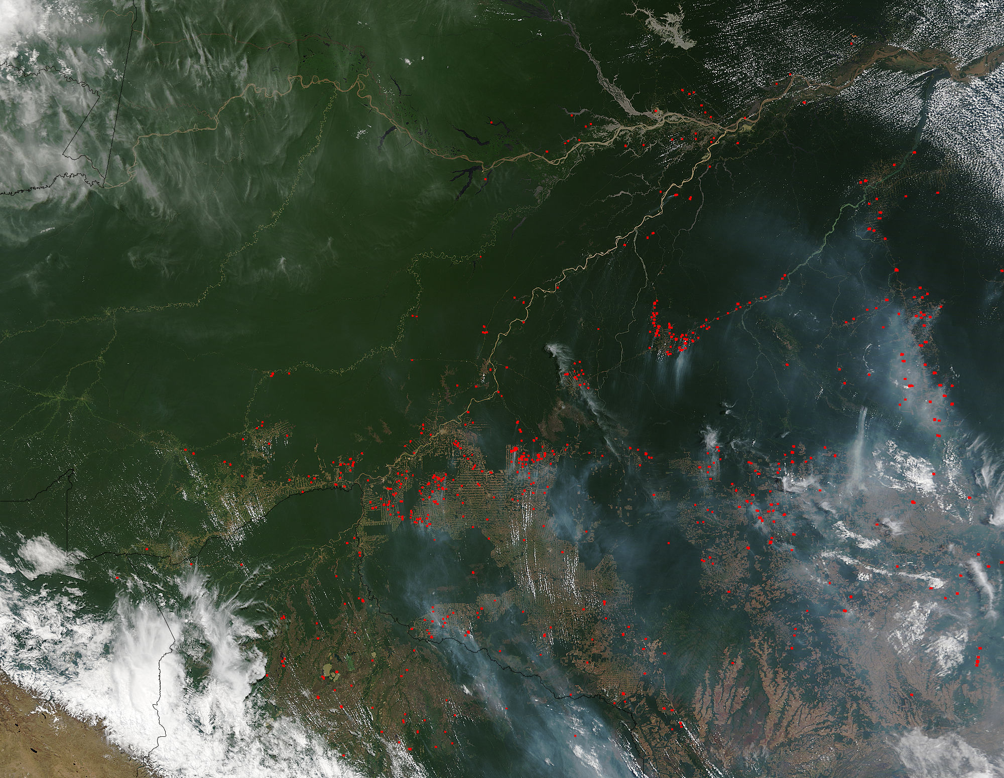 Fires in central Brazil - related image preview