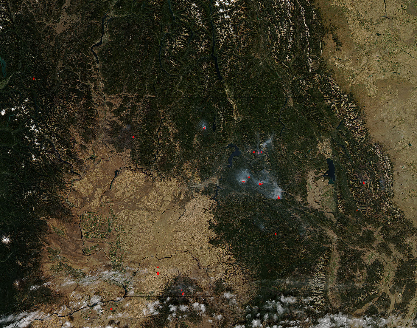 Fires in Idaho, Montana, and Washington - related image preview
