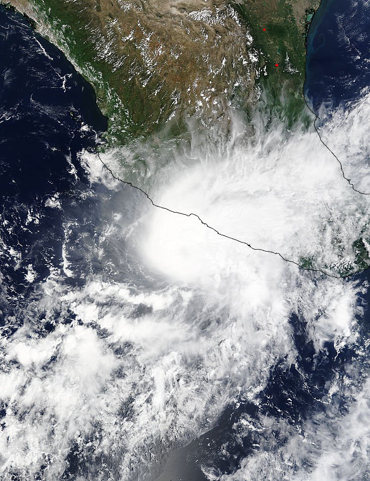 Hurricane Marty (17E) over Mexico - related image preview