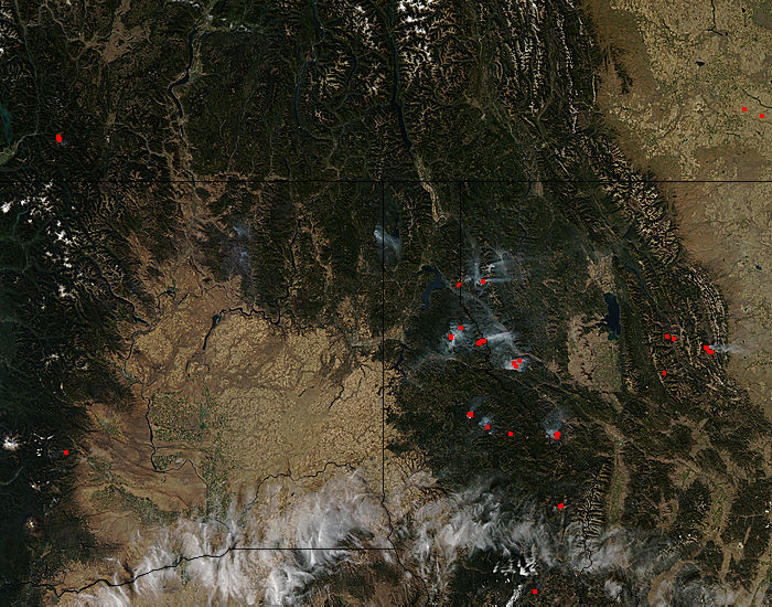 Fires in Idaho, Montana, and Washington - related image preview