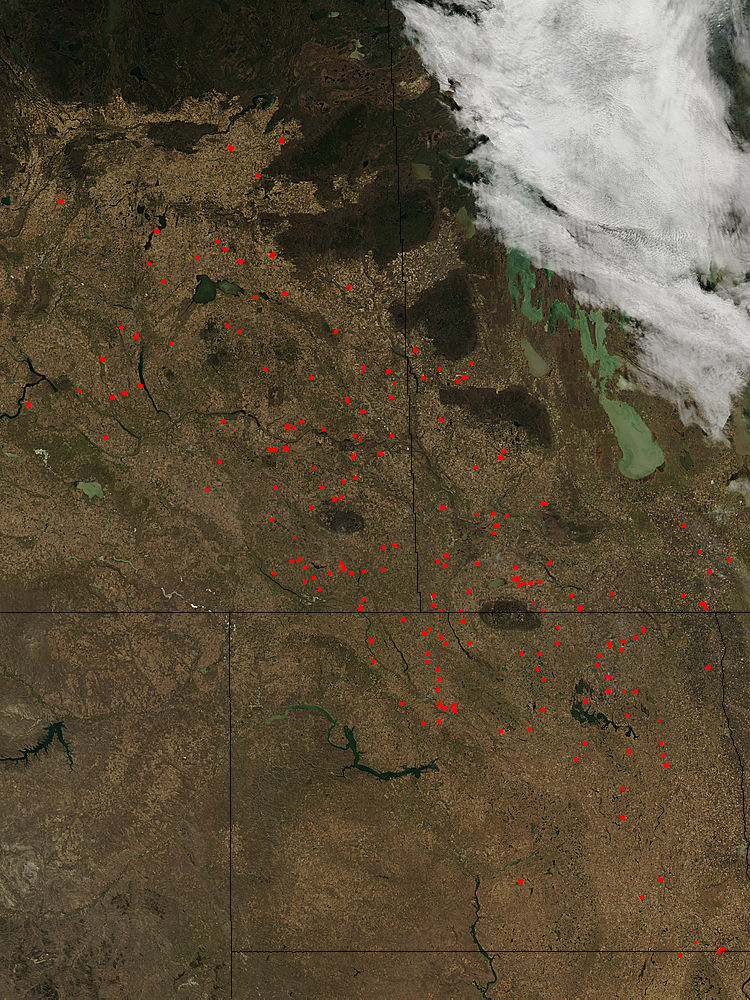 Fires in central Canada - related image preview