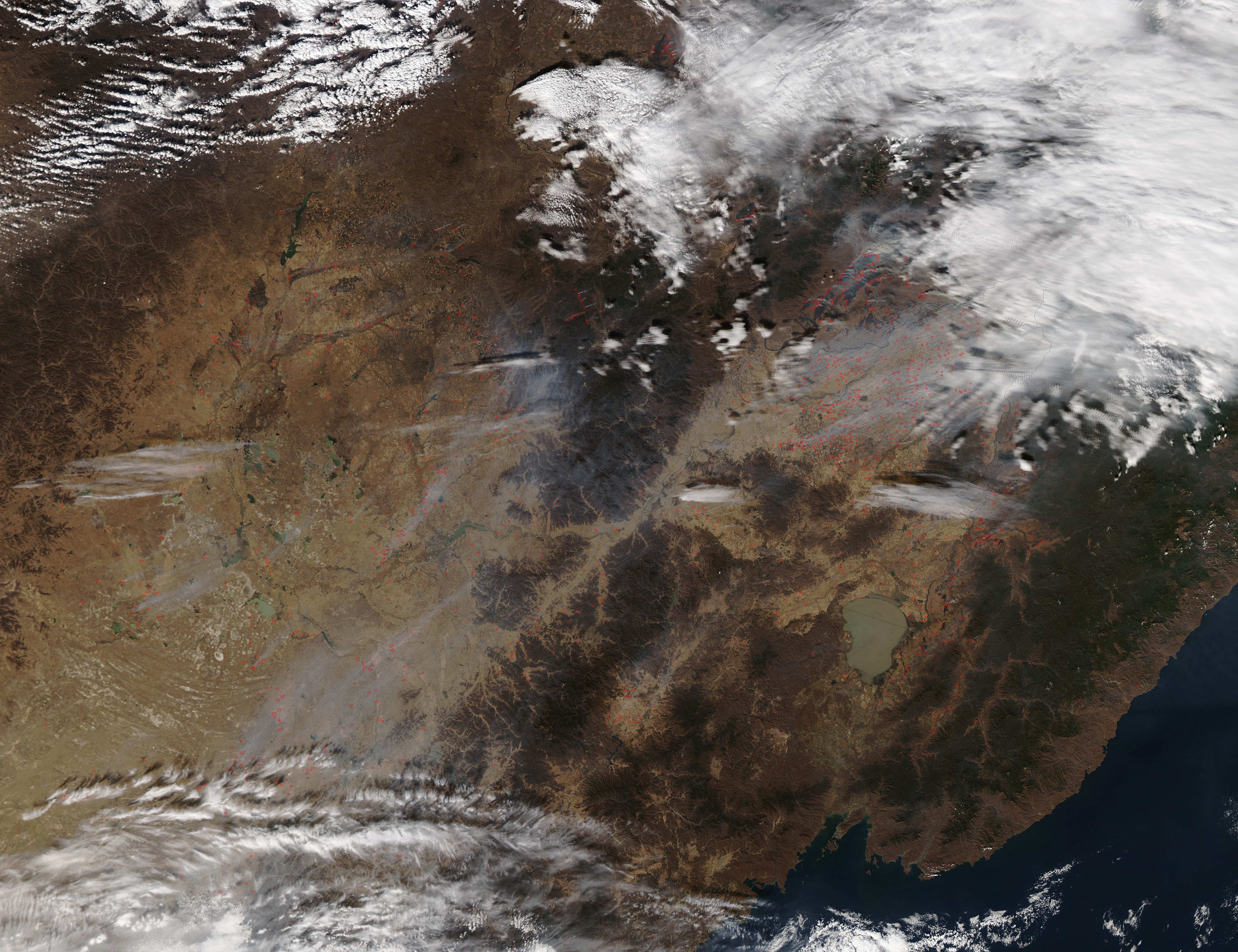 Fires in eastern Asia - related image preview