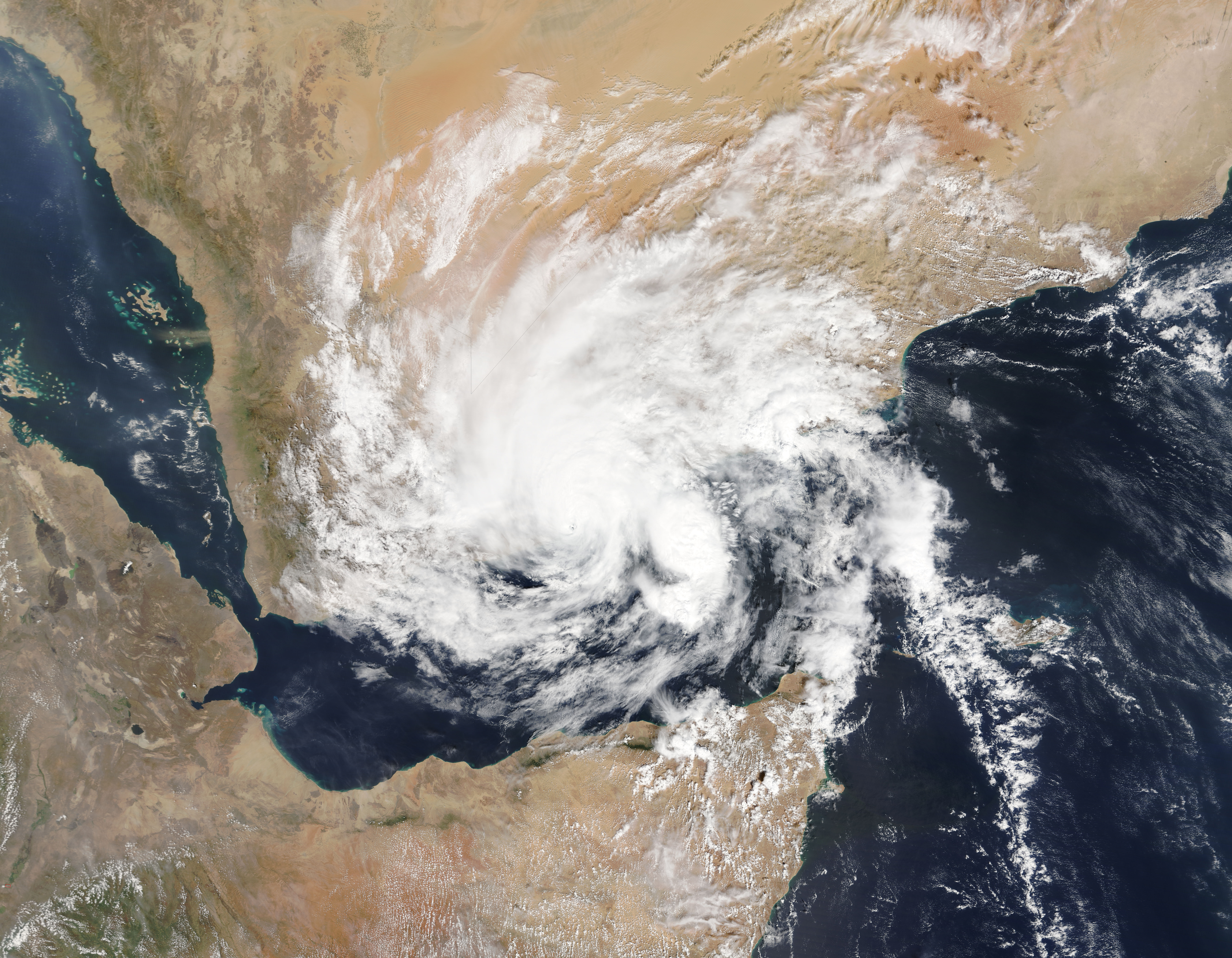 Tropical Cyclone Chapala (04A) over Yemen - related image preview