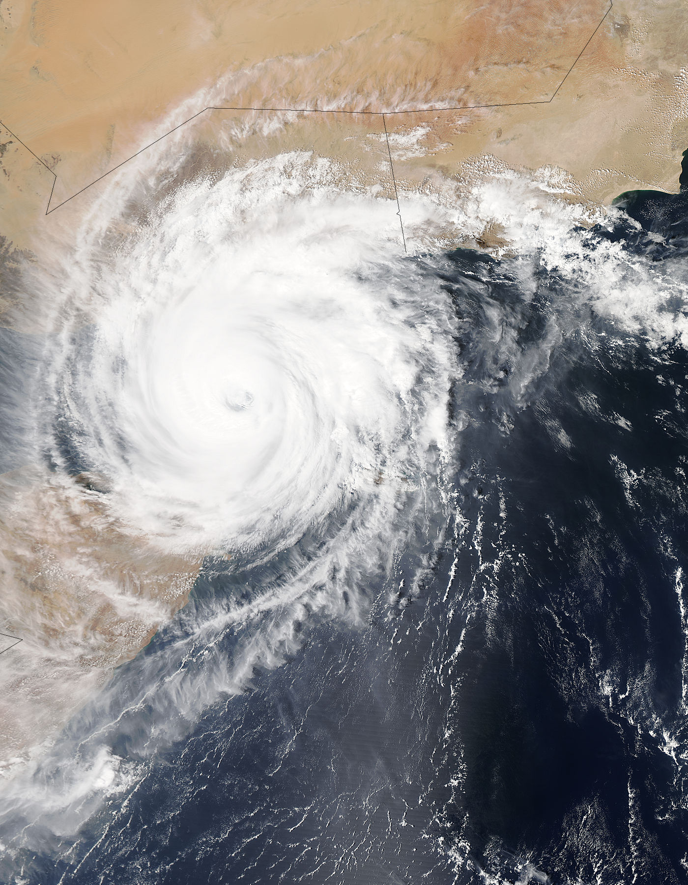 Tropical Cyclone Chapala (04A) over the Gulf of Aden - related image preview
