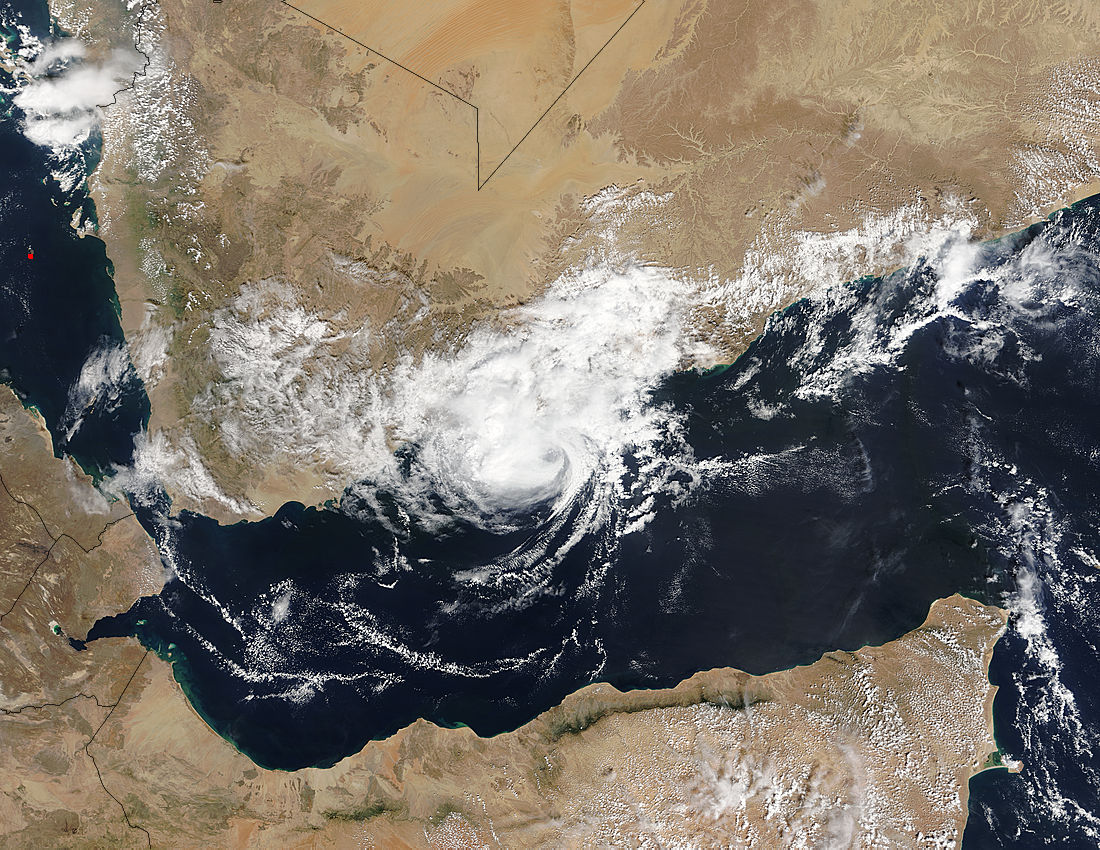 Tropical Cyclone Megh (05A) over Yemen - related image preview