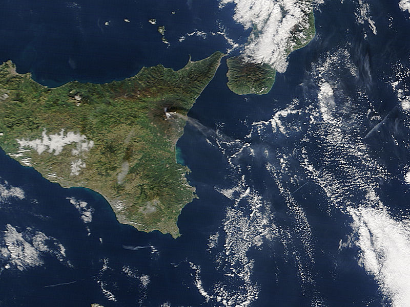 Plume from Mt. Etna in Sicily - related image preview