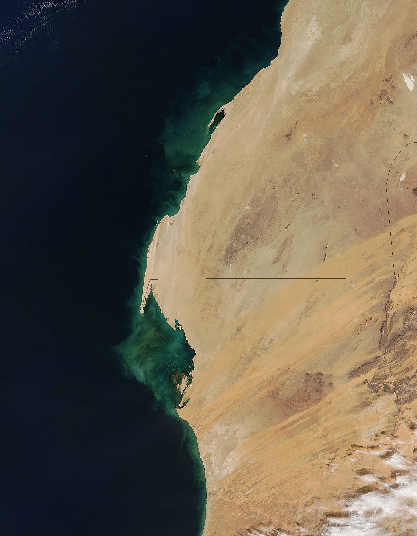 Sediment off the coast of West Africa - related image preview