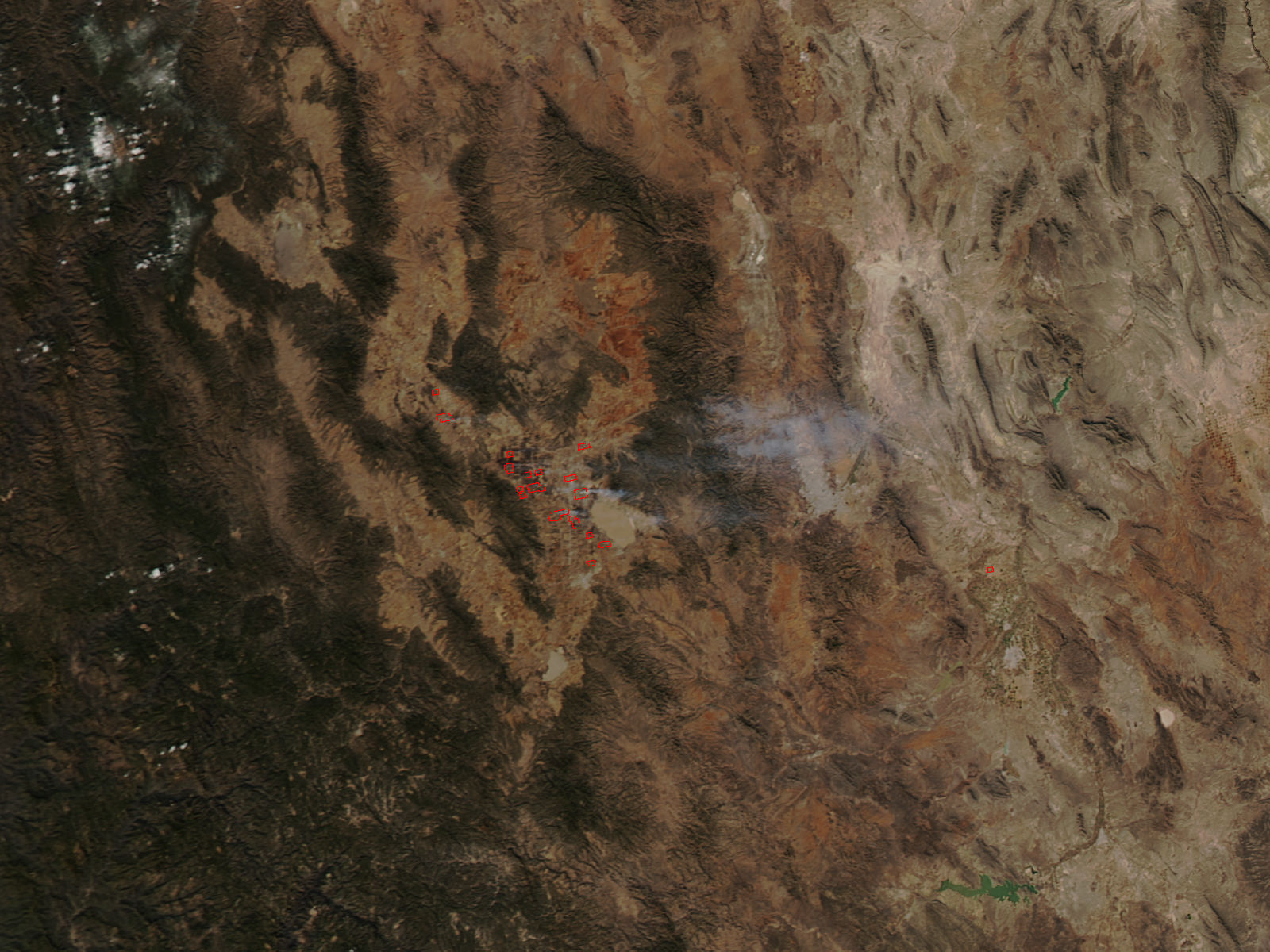 Fires in central Mexico (afternoon overpass) - related image preview