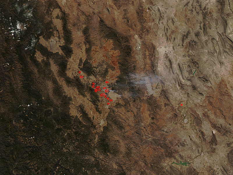 Fires in central Mexico (afternoon overpass) - related image preview