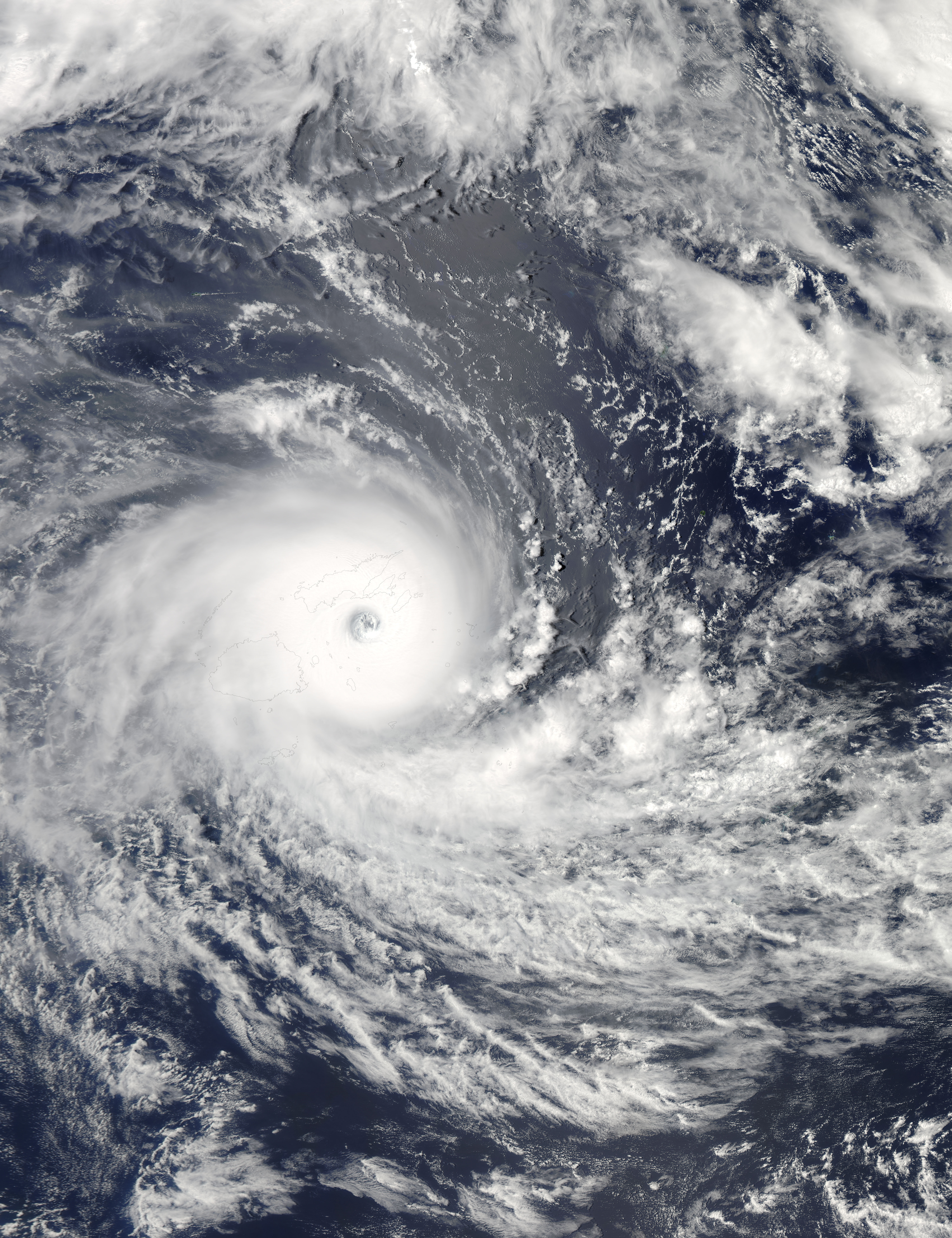 Tropical Cyclone Winston (11P) in the South Pacific Ocean - related image preview