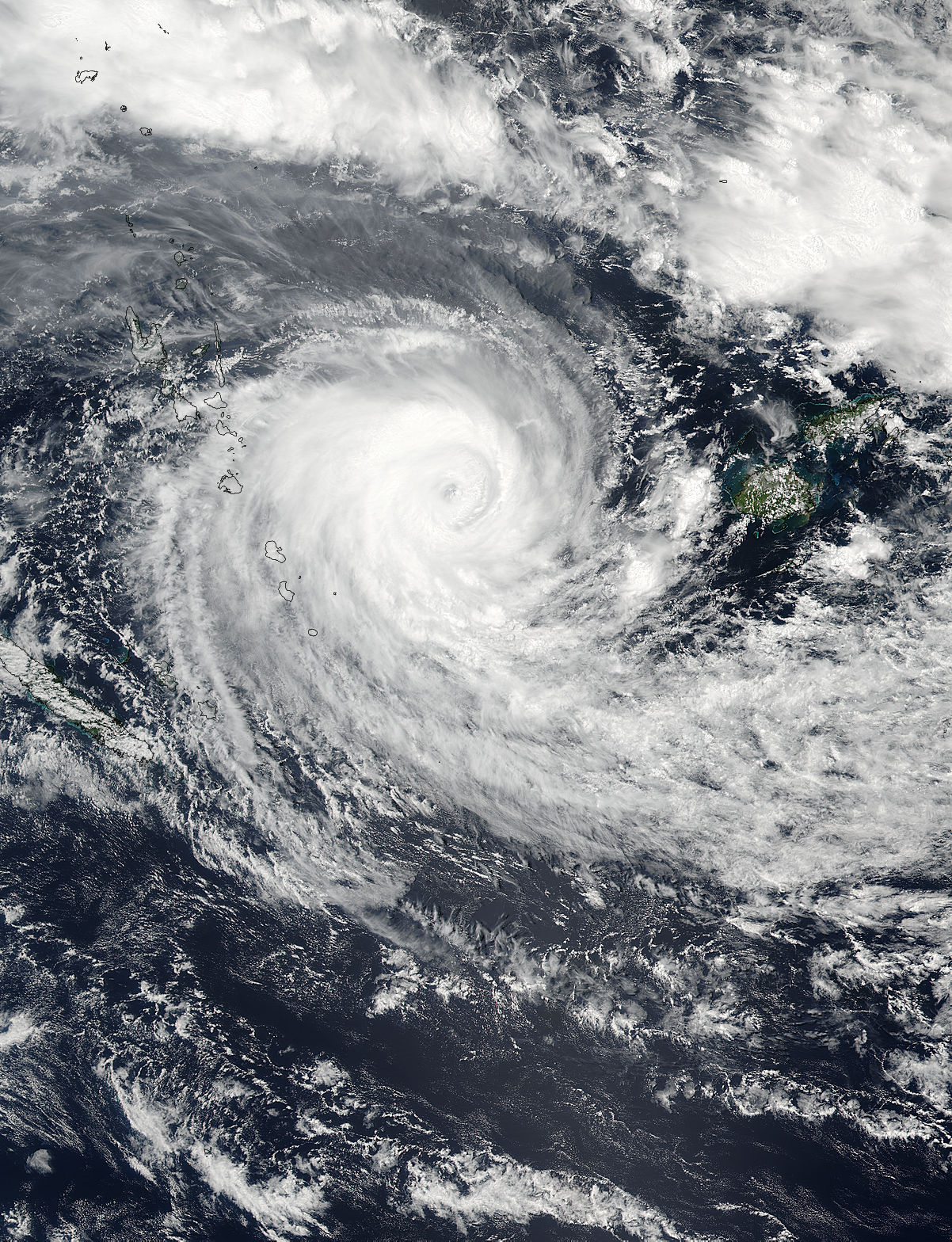 Tropical Cyclone Winston (11P) in the South Pacific Ocean - related image preview