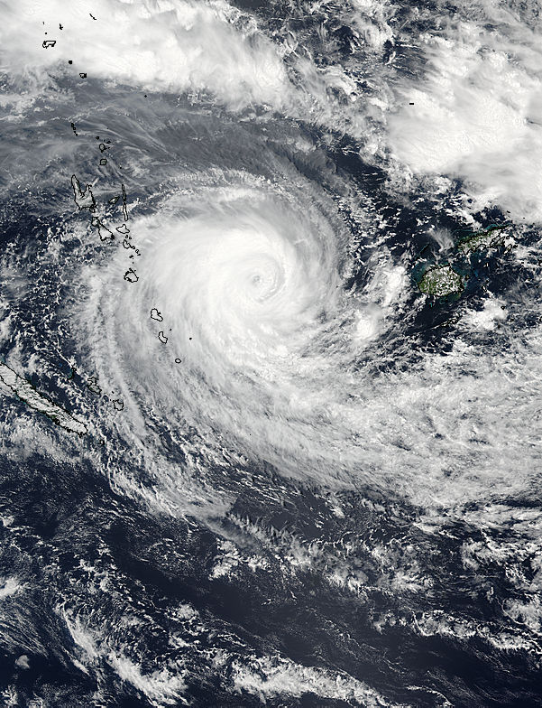 Tropical Cyclone Winston (11P) in the South Pacific Ocean - related image preview