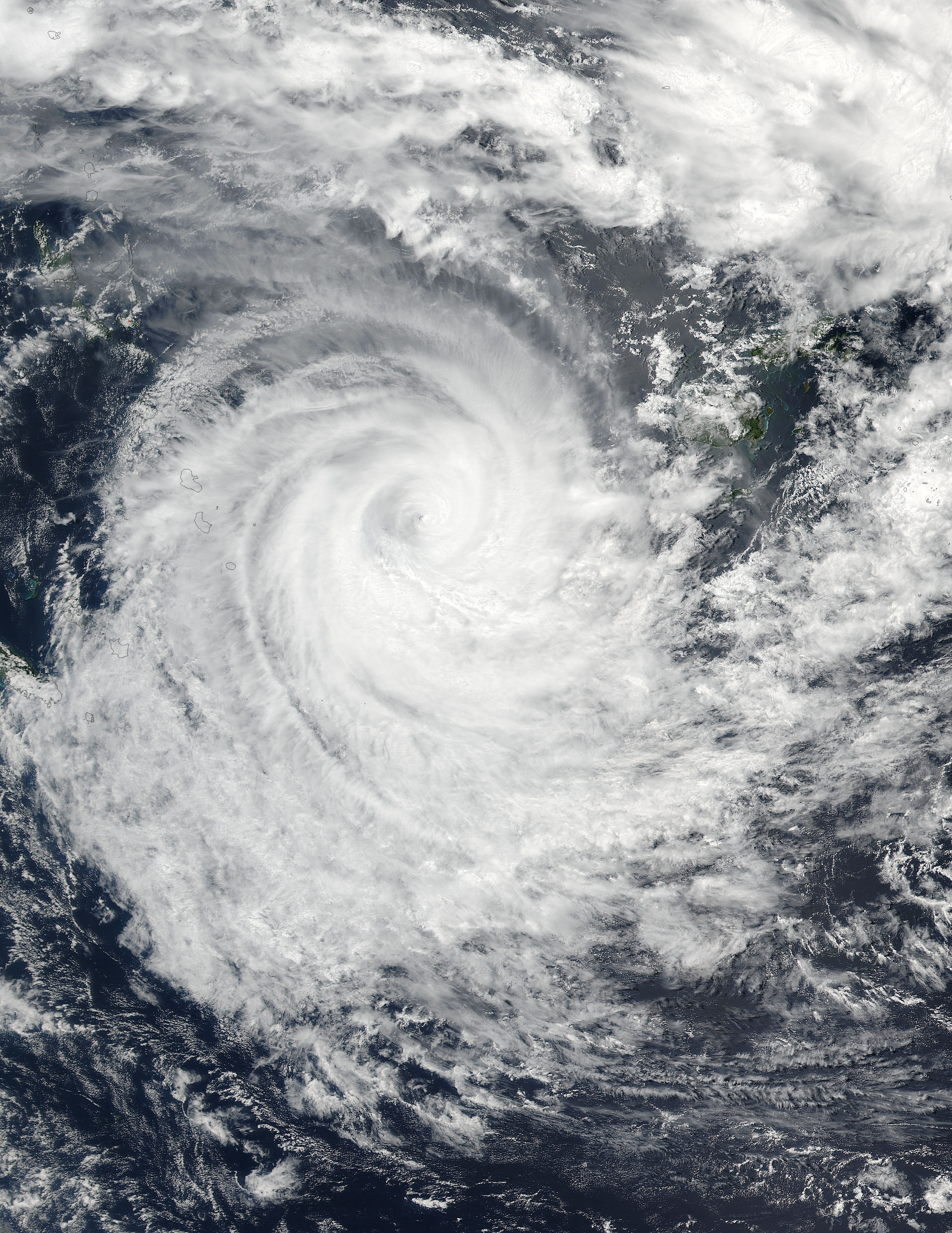 Tropical Cyclone Winston (11P) in the South Pacific Ocean - related image preview