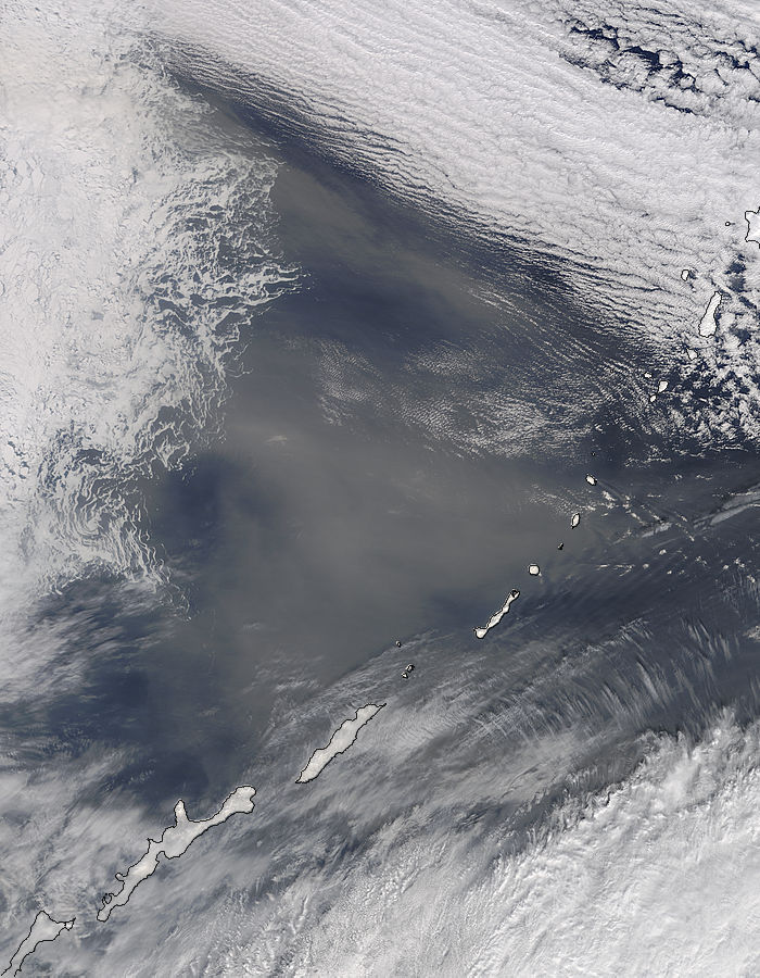 Dust from the Gobi Desert over the Kuril Islands - related image preview