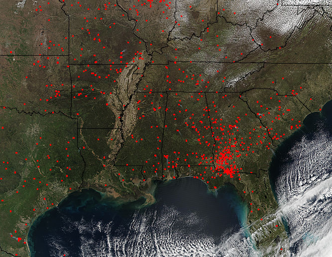 Fires in the southeastern United States - related image preview