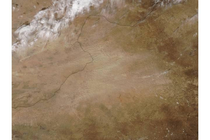 Dust storm in the Gobi Desert - selected image