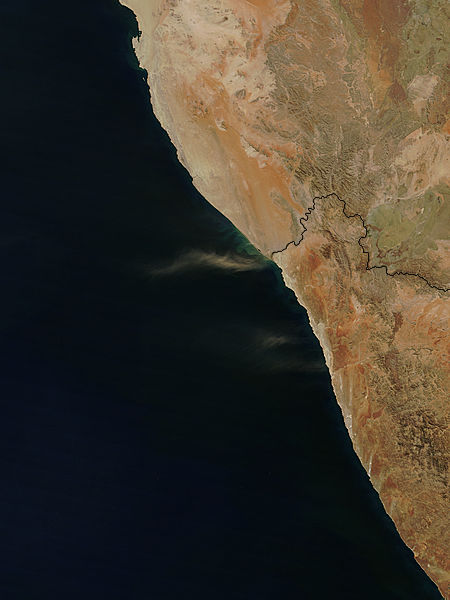 Dust storm off Namibia - related image preview