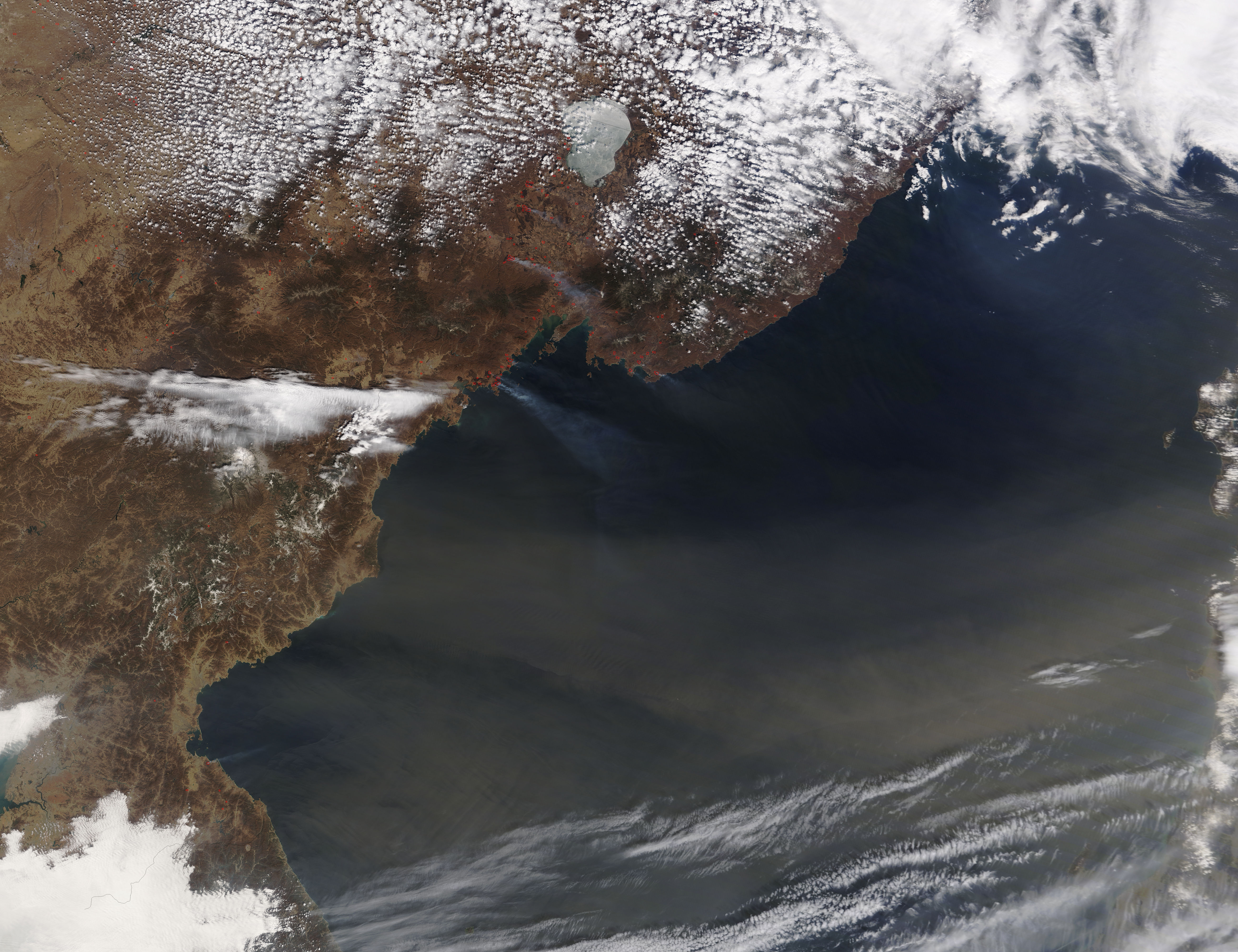 Dust over the Sea of Japan - related image preview