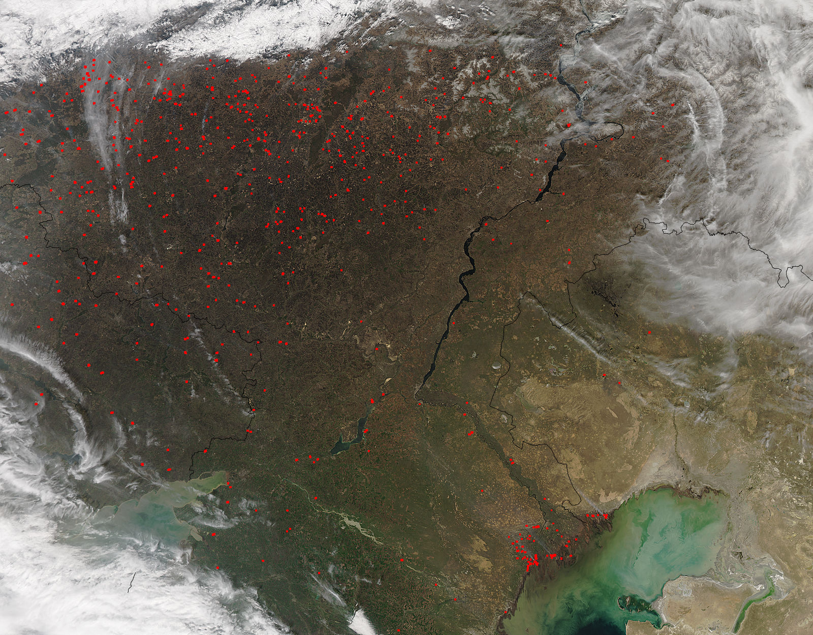 Fires in eastern Europe - related image preview