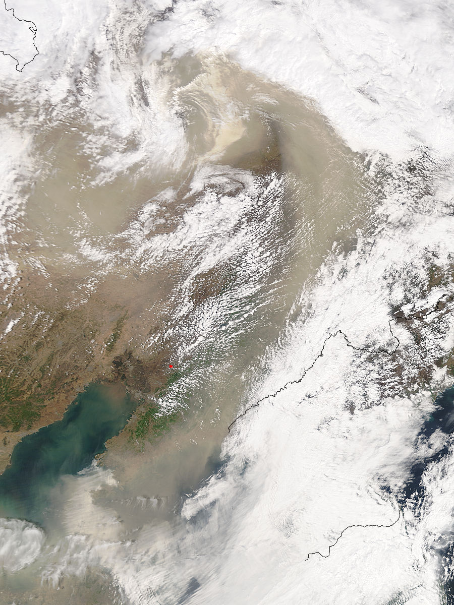 Gobi dust over northeastern China - related image preview