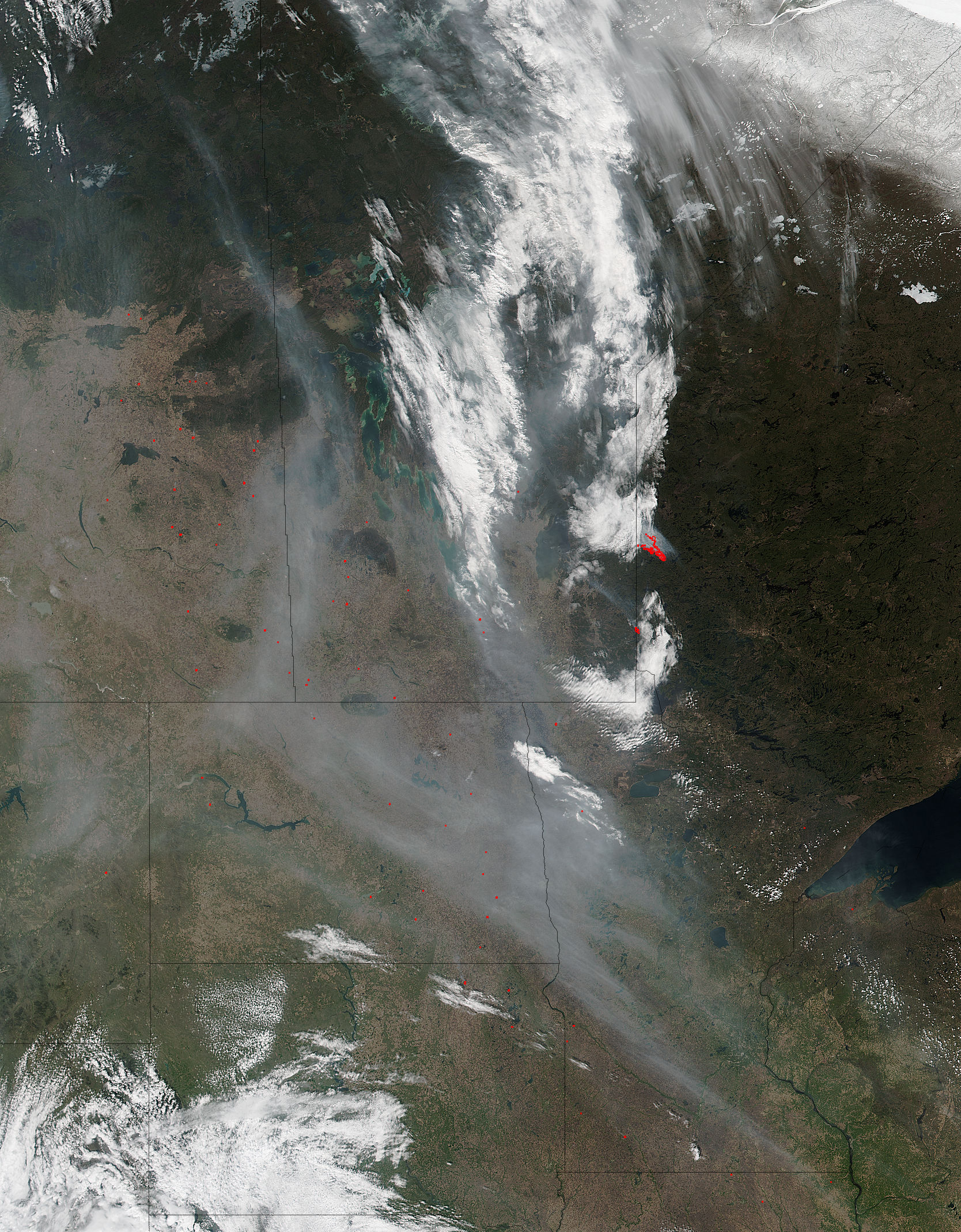 Smoke from Canadian wildfires - related image preview