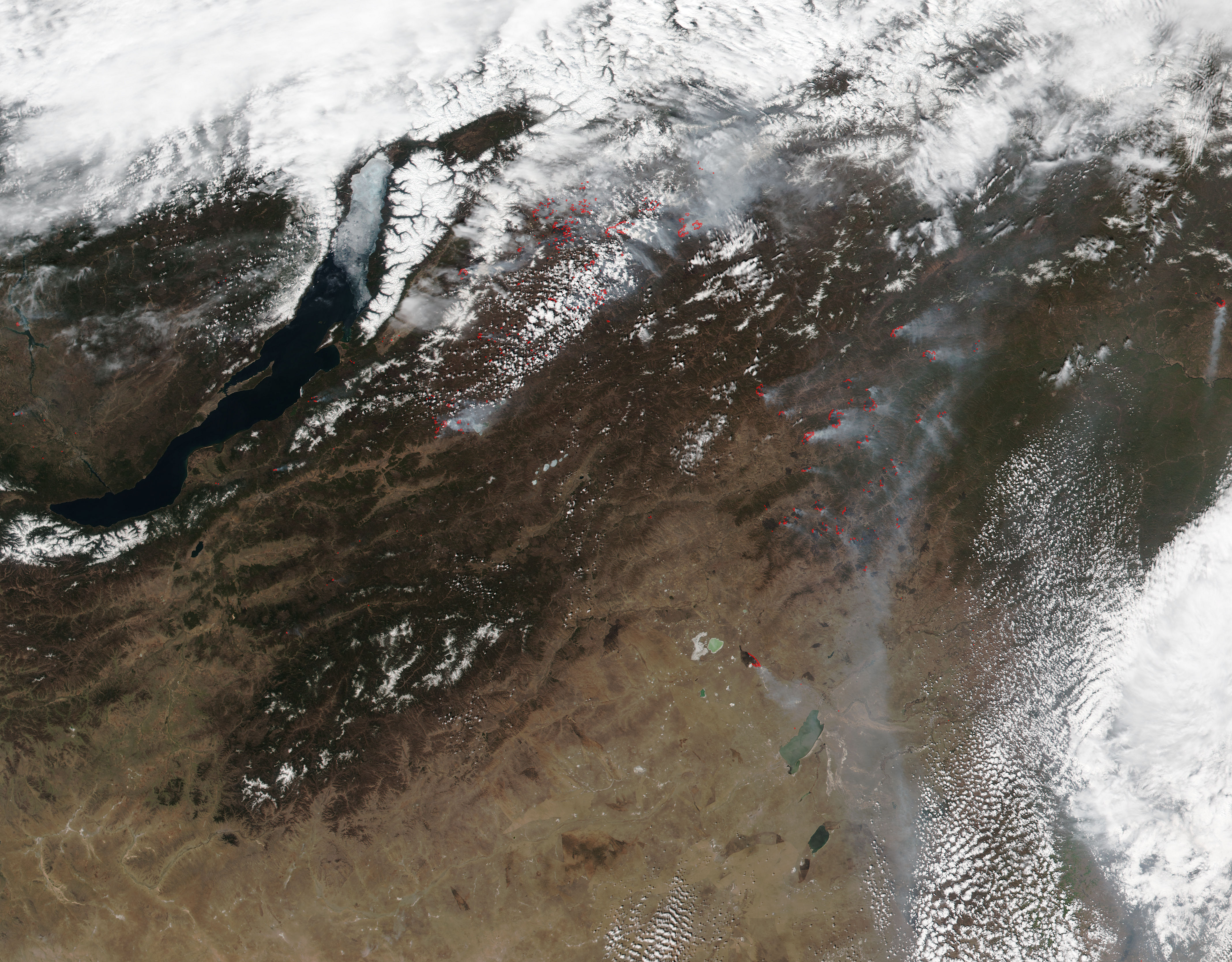 Fires near Lake Baikal, Russia - related image preview