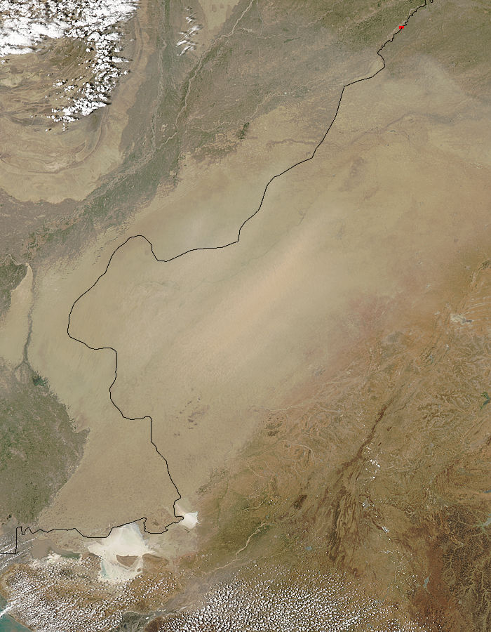 Dust storm in western India - related image preview