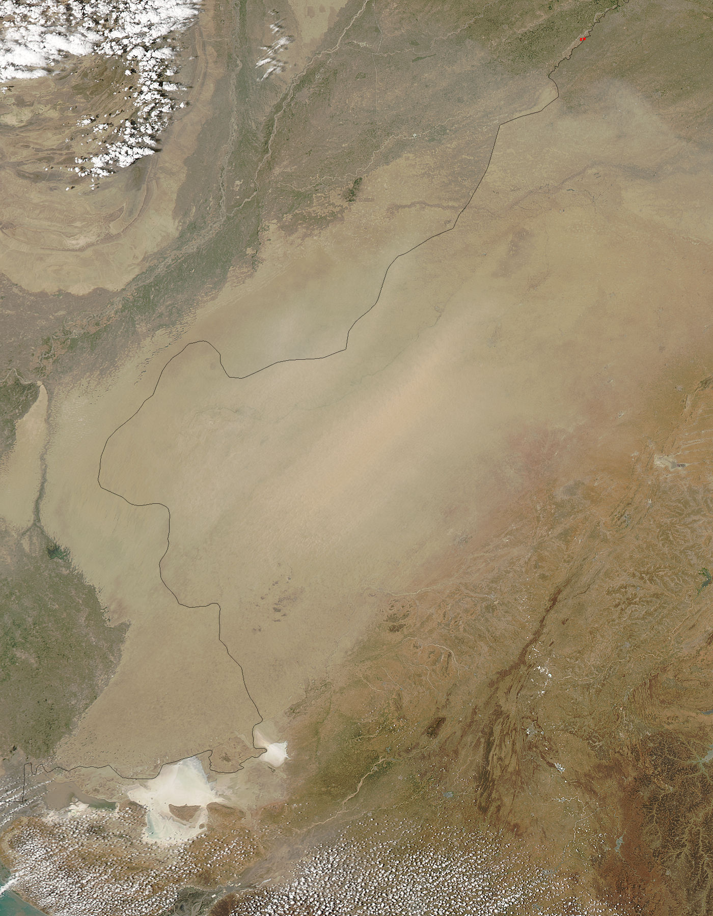 Dust storm in western India - related image preview